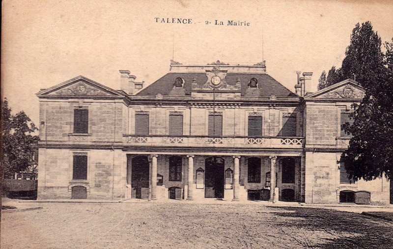 Carte postale ancienne Talence - Mairie 1