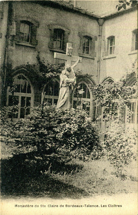 Carte postale ancienne Talence - Monestère de Sainte-Claire 4