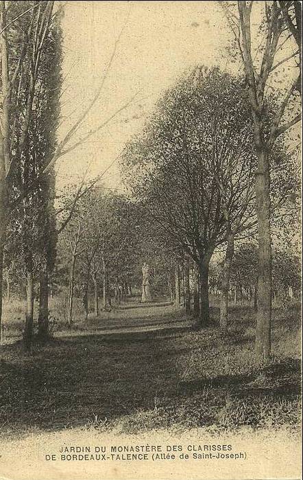 Carte postale ancienne Talence - Monestère de Sainte-Claire 6
