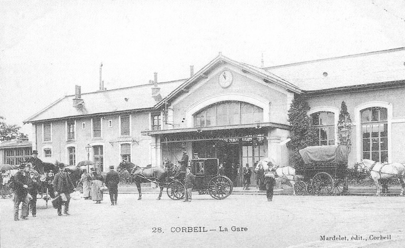 Carte postale ancienne Gare-de-Corbeil-Carte-Postale-2