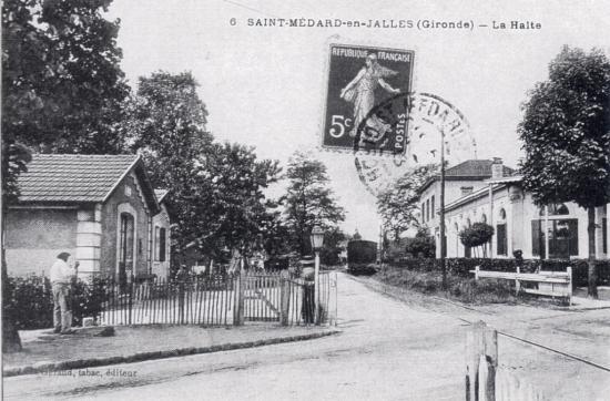 Carte postale ancienne Lblo - Smj - halte