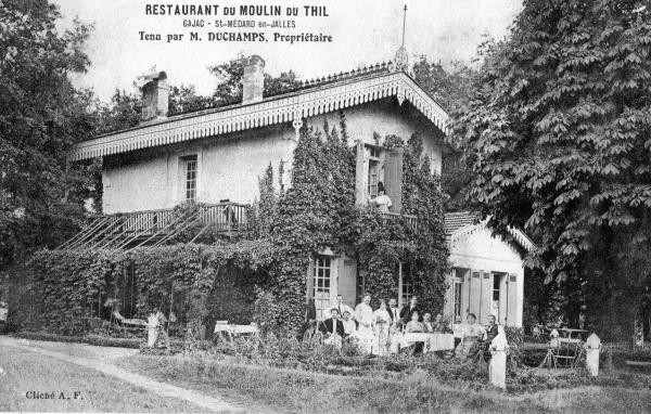Carte postale ancienne Smj-Resto Thil