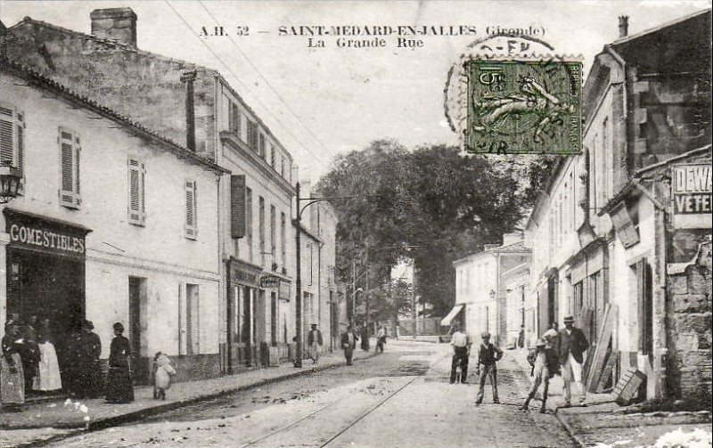 Carte postale ancienne Smj-Rp-Comestibles