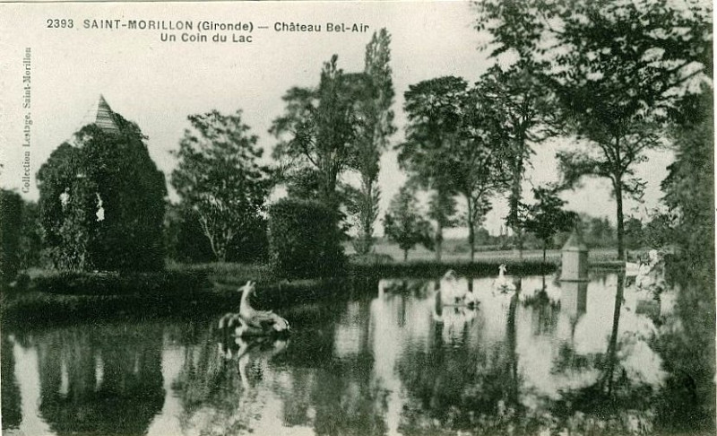 Carte postale ancienne Saint-Morilon château Bel-Air 4