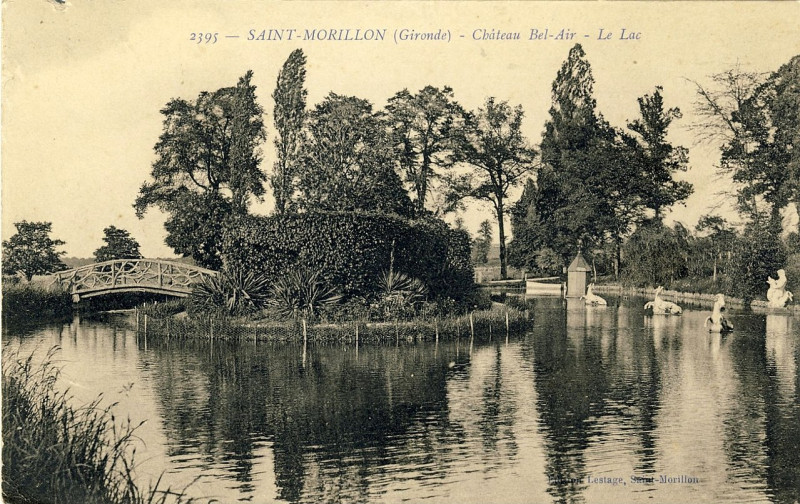 Carte postale ancienne Saint-Morilon château Bel-Air 5