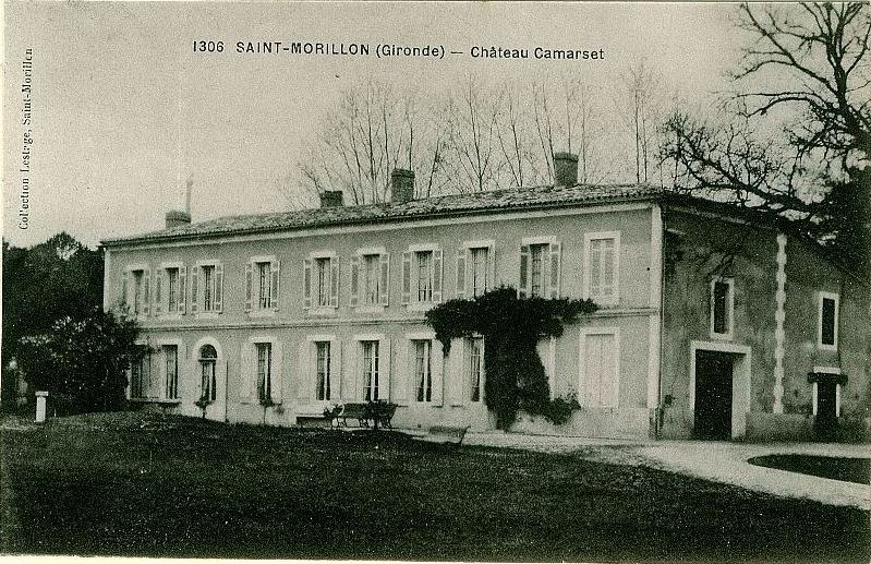 Carte postale ancienne Saint-Morilon château Camarset 1