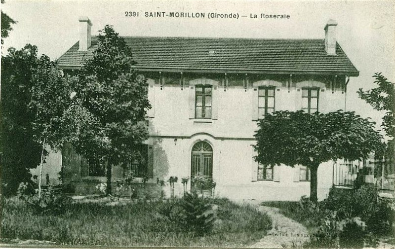 Carte postale ancienne Saint-Morilon La Roseraie