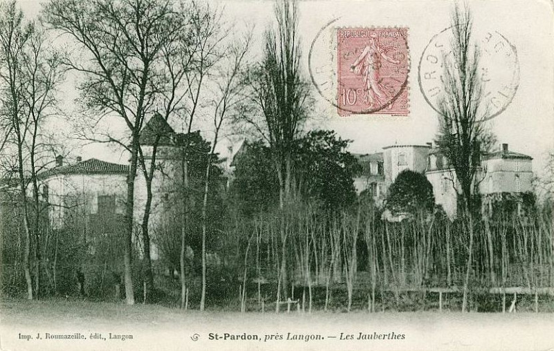 Carte postale ancienne Saint-Pardon-de-Conques - Les Jauberthes