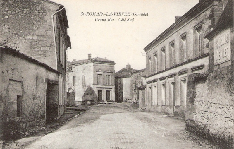 Carte postale ancienne Saint-Romain-la-Virvée - Bourg 2