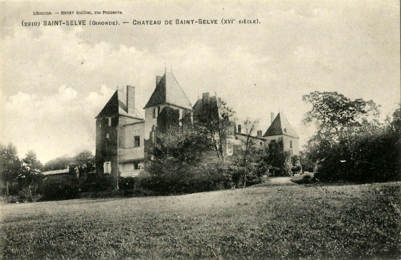 Carte postale ancienne Saint-Selve - château Saint-Selve 5