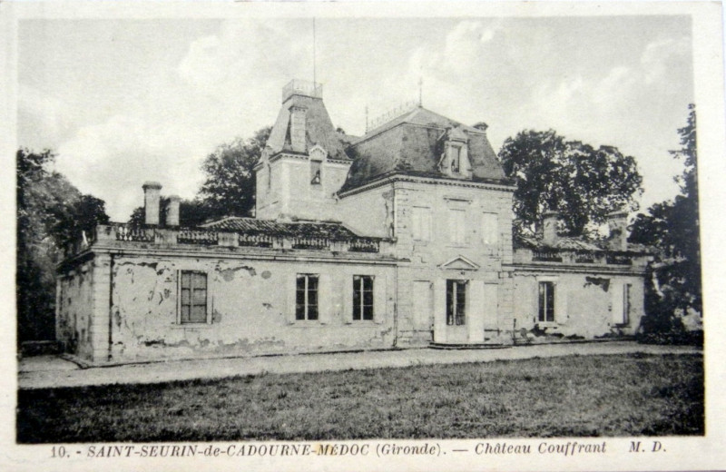 Carte postale ancienne Saint-Seurin-de-Cadourne - château Couffrant 1