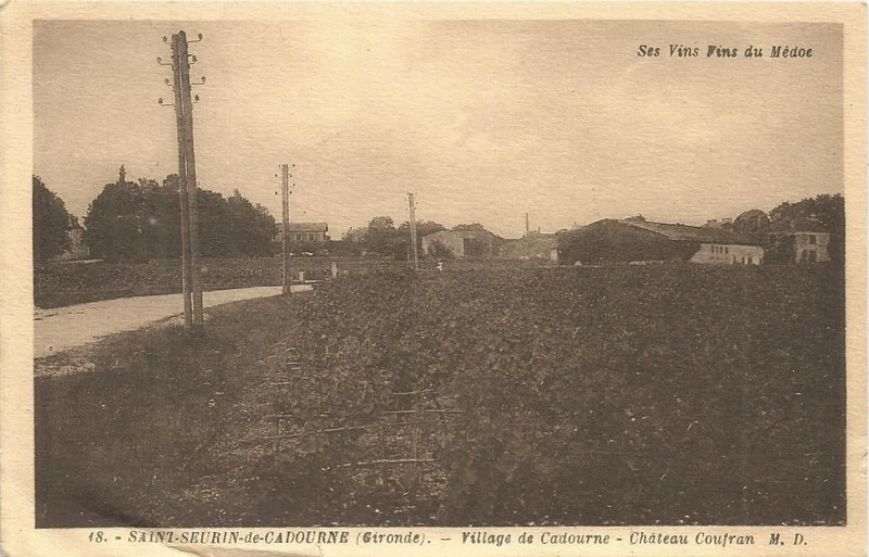 Carte postale ancienne Saint-Seurin-de-Cadourne - château Couffrant 2