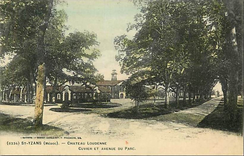 Carte postale ancienne Saint-Yzans-Médoc - château Loudenne 1a