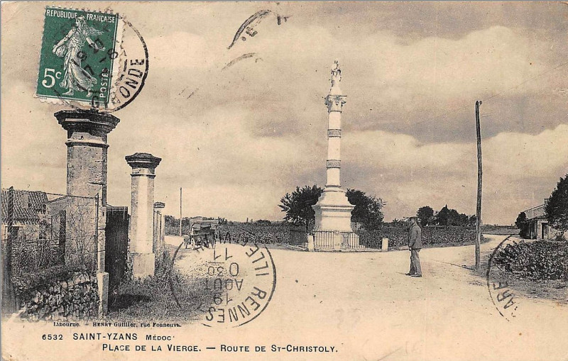 Carte postale ancienne Saint-Yzans-Médoc - N-D de Saint-Yzans 2