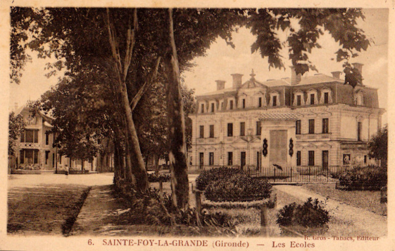 Carte postale ancienne Sainte-Foy-la-Grande - Ecoles 5