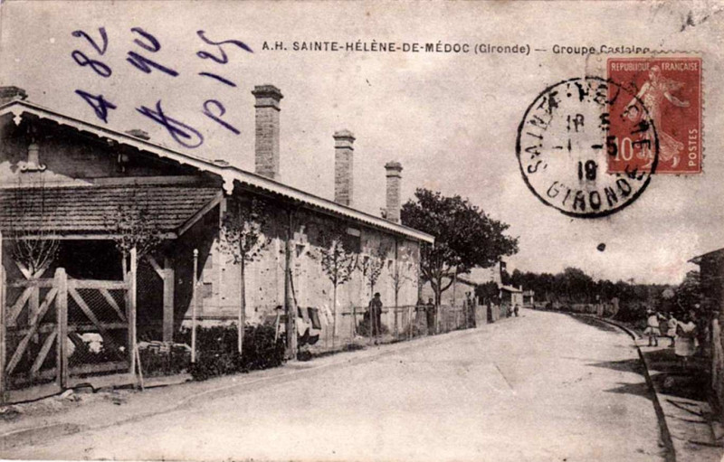 Carte postale ancienne Groupe Castaing à Sainte-Hélène