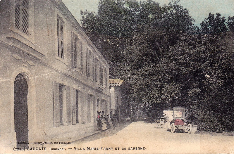 Carte postale ancienne Saucats - Villa Marie-Fanny 1