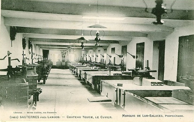 Carte postale ancienne Sauternes - château d'Yquem 5