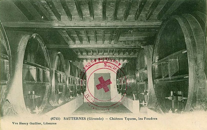 Carte postale ancienne Sauternes - château d'Yquem 8
