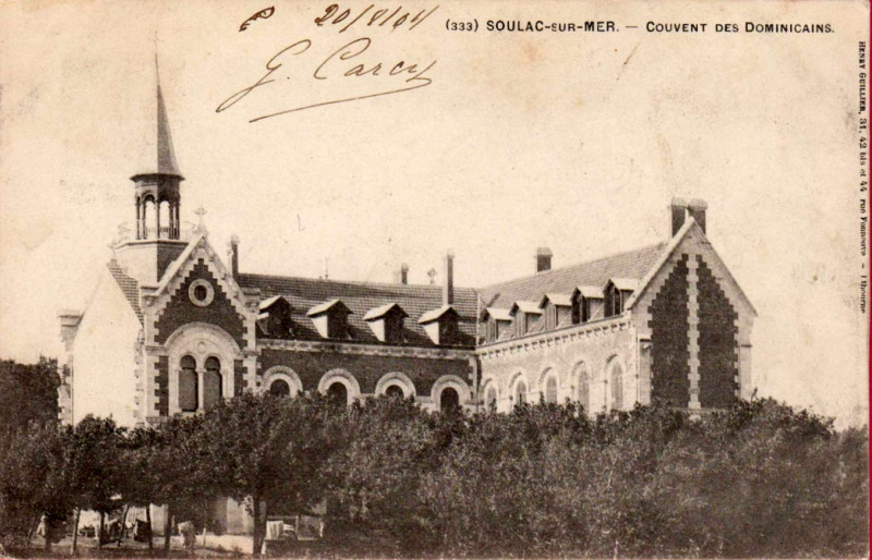Carte postale ancienne Soulac-sur-Mer - Couvent 1