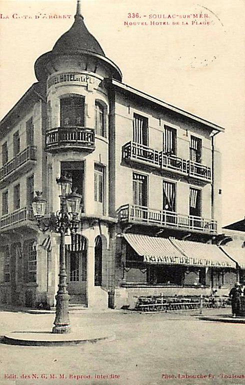 Carte postale ancienne Soulac-sur-Mer - Hôtel de la plage 1