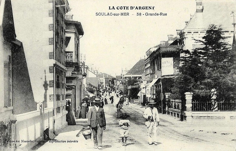Carte postale ancienne Soulac-sur-Mer - rue de la Plage 6a