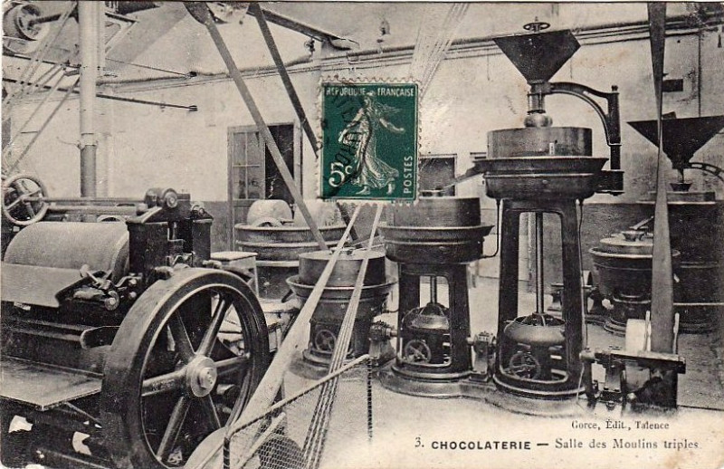 Carte postale ancienne Talence - Chocolaterie