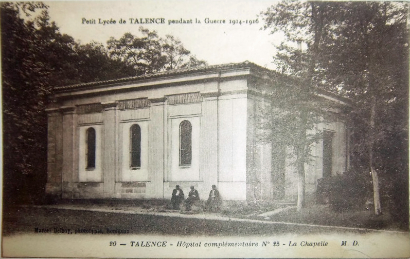 Carte postale ancienne Talence - Hôpital militaire 6