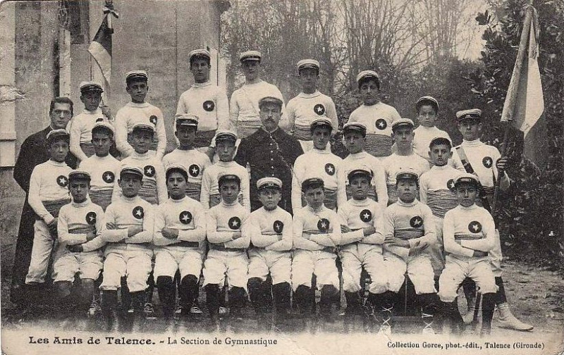 Carte postale ancienne Talence - les amis de Talence