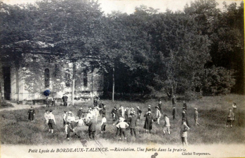 Carte postale ancienne Talence - Lycée 7