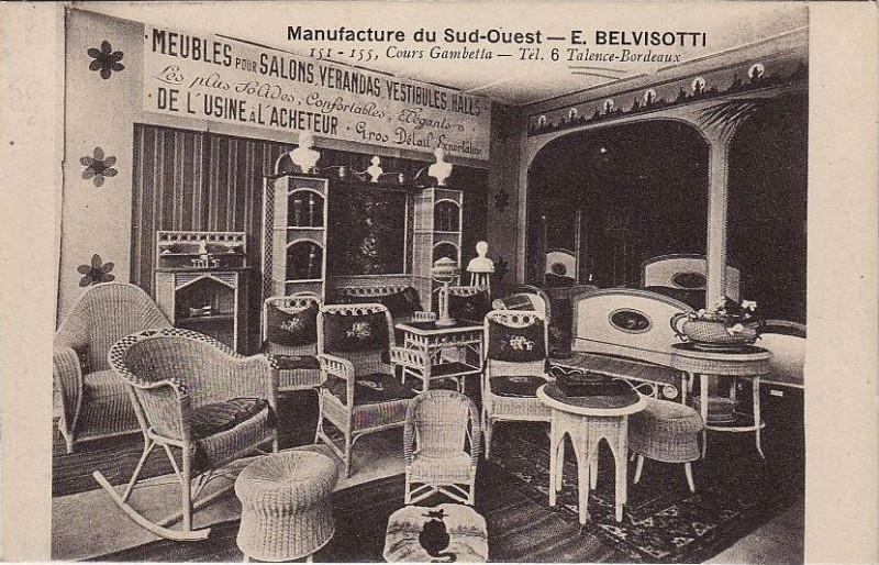 Carte postale ancienne Talence - maison Belvisiotti