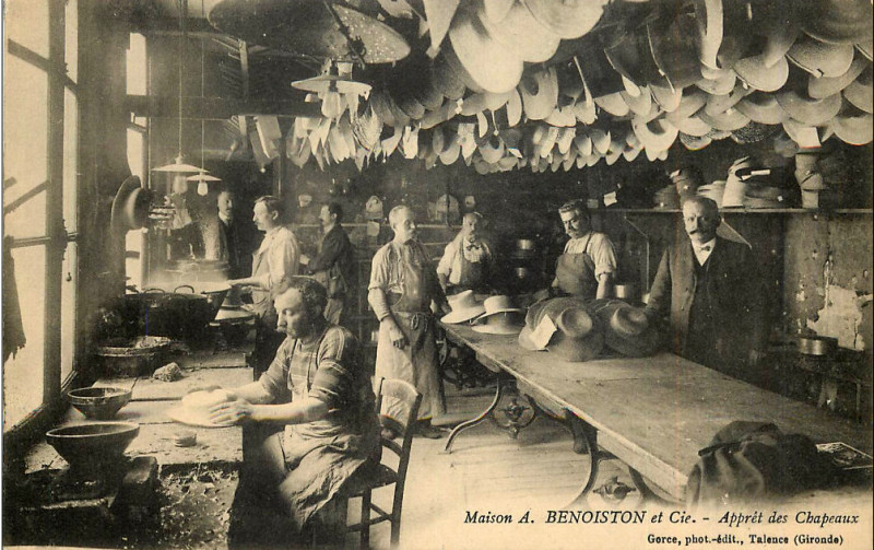Carte postale ancienne Talence - maison Benoiston et Cie