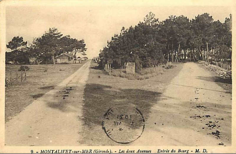 Carte postale ancienne Vendays-Montalivet - Bourg 3