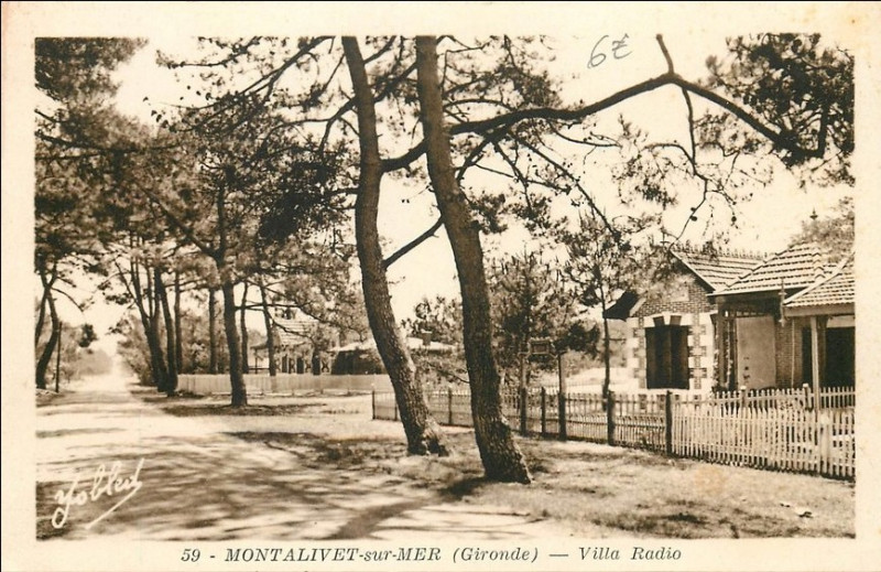 Carte postale ancienne Vendays-Montalivet - Bourg 4