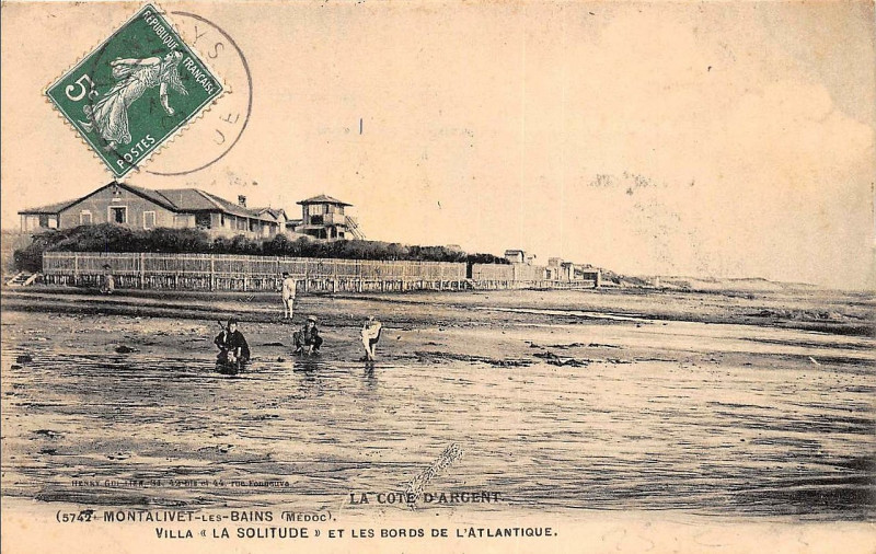 Carte postale ancienne Vendays-Montalivet - Plage 1