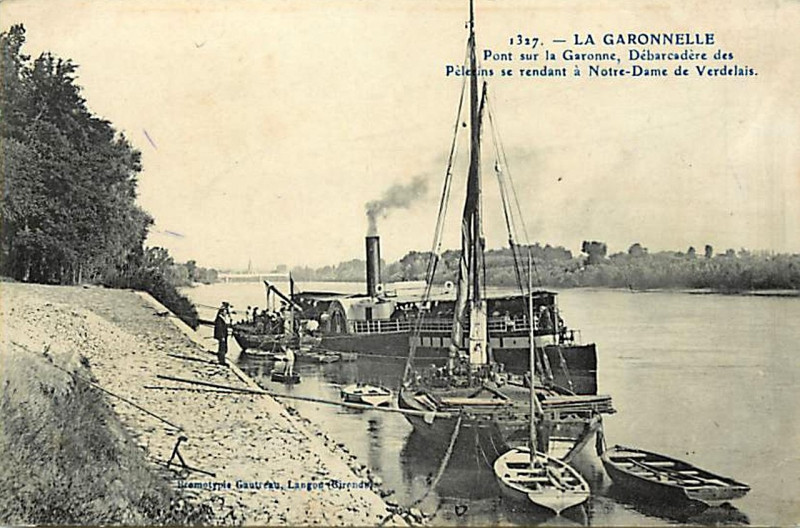 Carte postale ancienne Verdelais - La Garonnelle 1