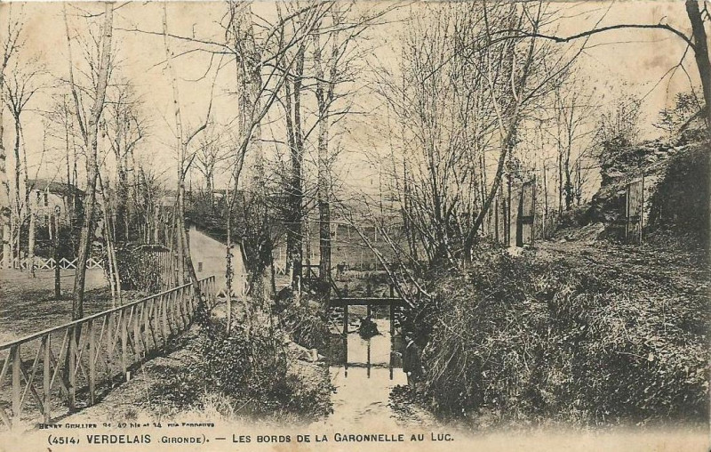 Carte postale ancienne Verdelais - La Garonnelle 4