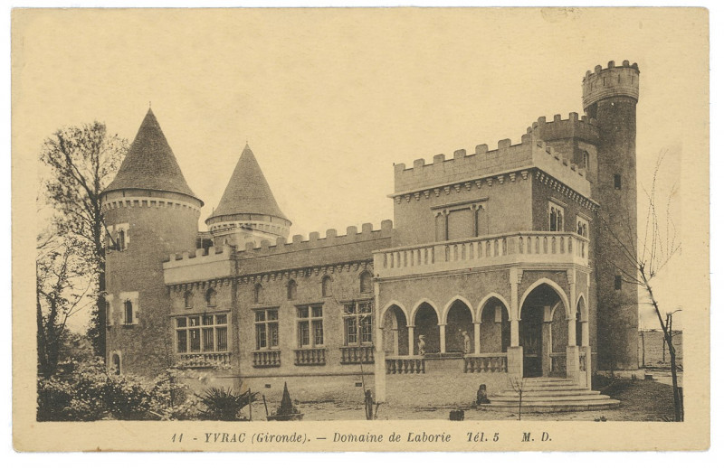 Carte postale ancienne Domaine de Laborie Yvrac