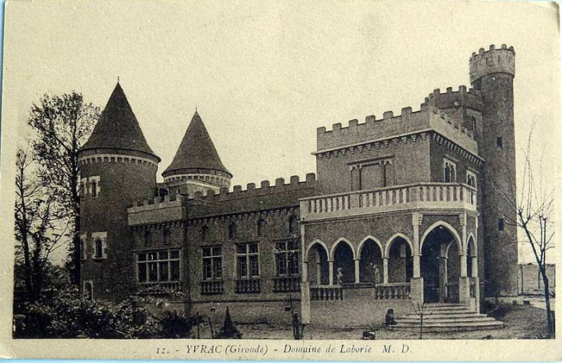 Carte postale ancienne Yvrac domaine de Laborie