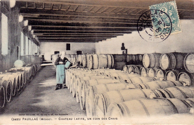 Carte postale ancienne Pauillac - château Lafite 5