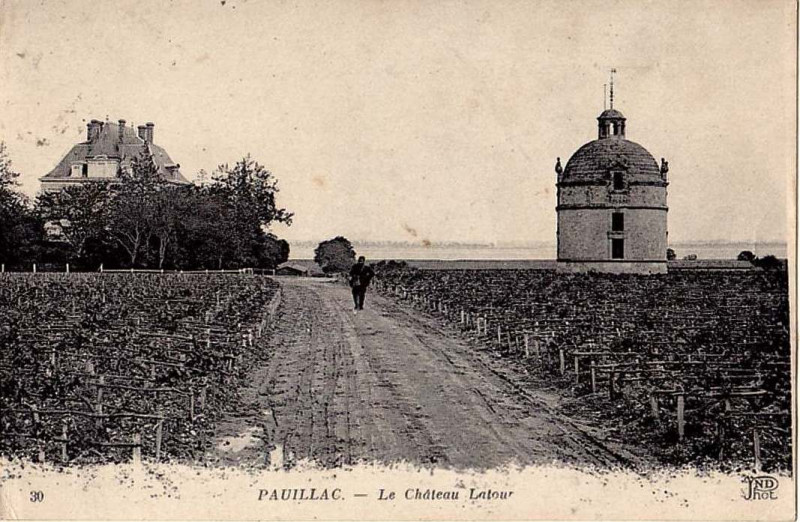 Carte postale ancienne Pauillac - château Latour 3