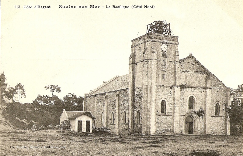 Carte postale ancienne Soulac - Basilique
