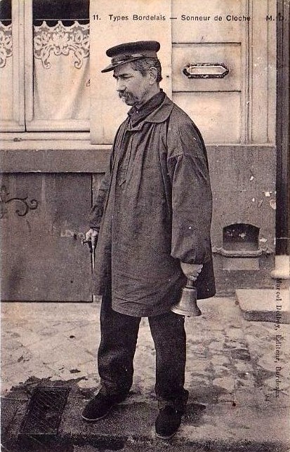 Carte postale ancienne Types Bordelais 11 - Le sonneur de cloches