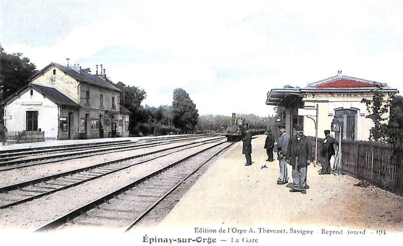 Carte postale ancienne Gare d'Epinay-sur-Orge - CP1583