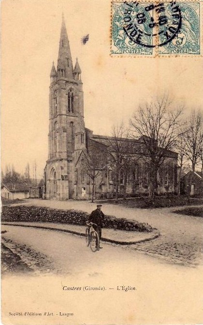 Carte postale ancienne Castres - église 1c