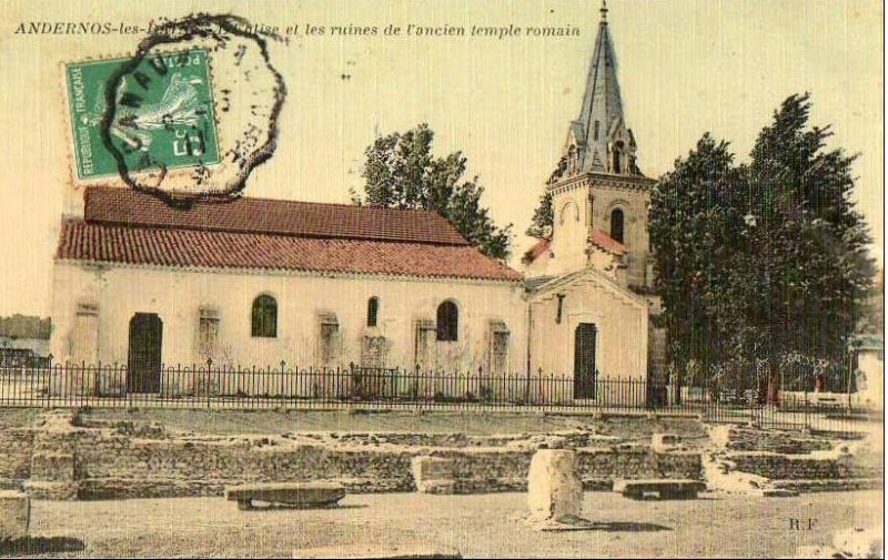 Carte postale ancienne Andernos-les-Bains - église 3