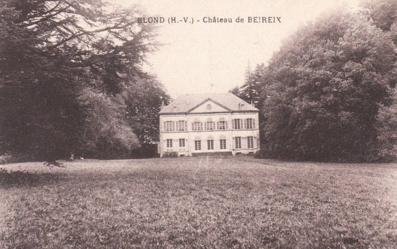 Carte postale ancienne Château de Beireix à Blond