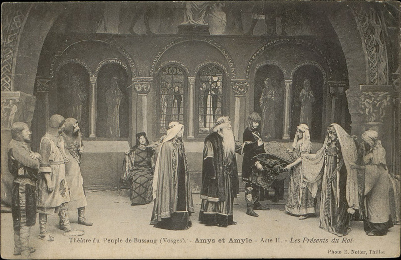 Carte postale ancienne Théâtre du Peuple 3