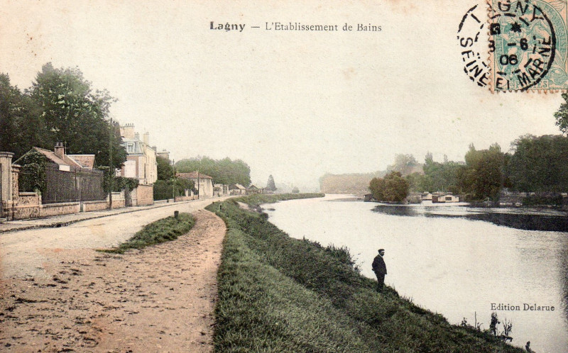 Carte postale ancienne L3118 - Lagny-sur-Marne - Bords de Marne