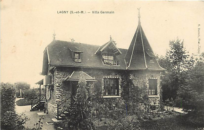 Carte postale ancienne L3179 - Lagny-sur-Marne - Villa Germain